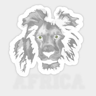 African Lion Sticker